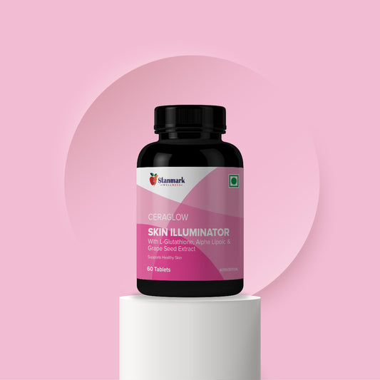 Ceraglow L-Glutathione + Niacinamide Skin Illuminator tablets - Stanmark Wellness